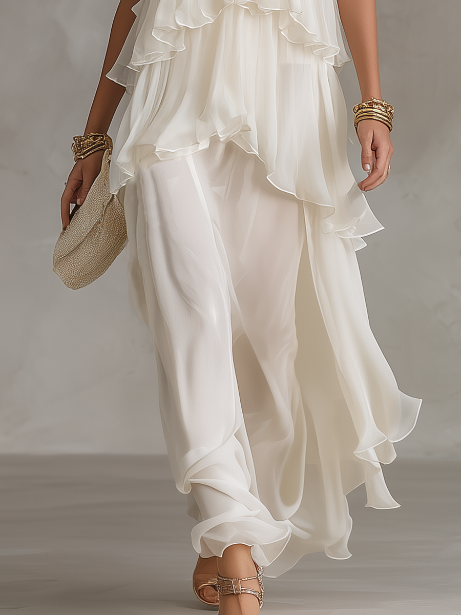 AURELIA | Robe Maxi Chiffon