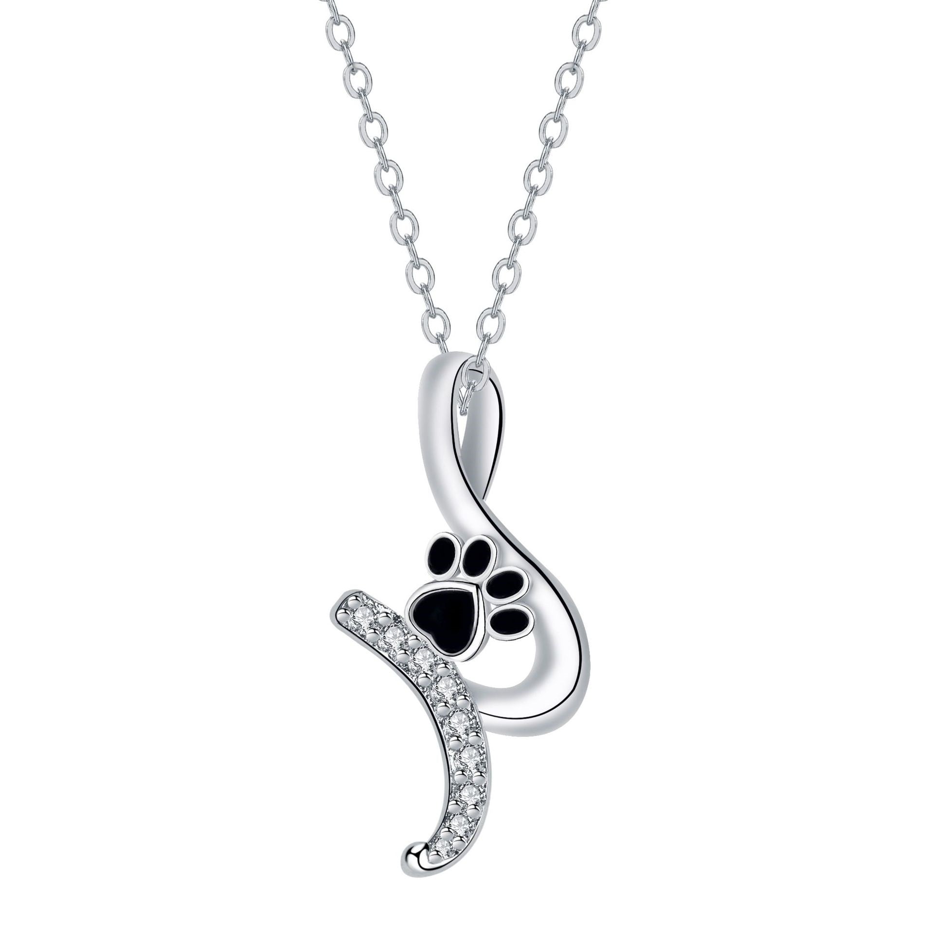 Collier Pendentif Empreinte de Tasse Charmant