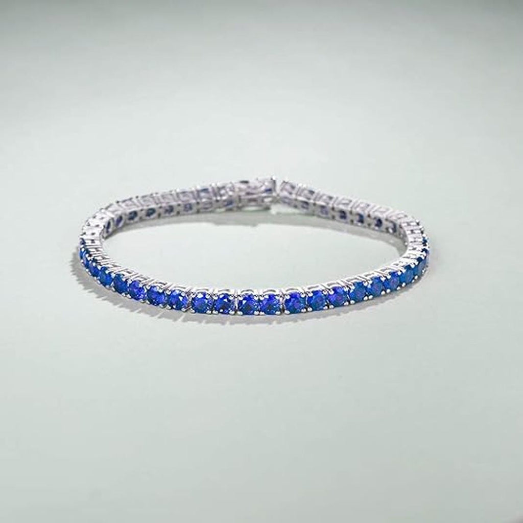 Bracelet de Tennis en Saphir