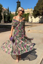 Rebeca | Robe Maxi de Soirée Élégante avec Décolleté en V