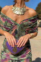 Rebeca | Robe Maxi de Soirée Élégante avec Décolleté en V