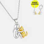 Collier Suspendu Katt Kram avec Boucles d'Oreilles Supplémentaires