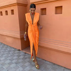 Selena | Robe Drapée Ardente