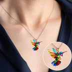 Collier Kolibri Élégant avec Boucles d'Oreilles Supplémentaires