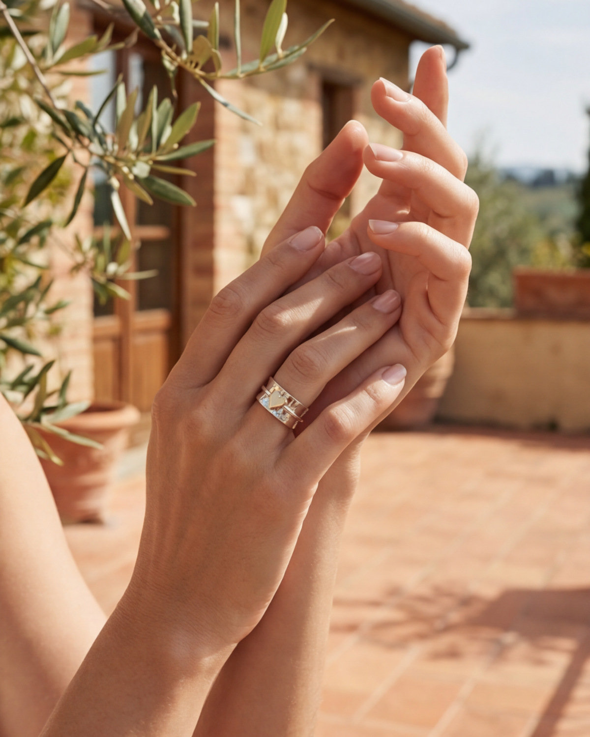 Sabine | Bague cœur