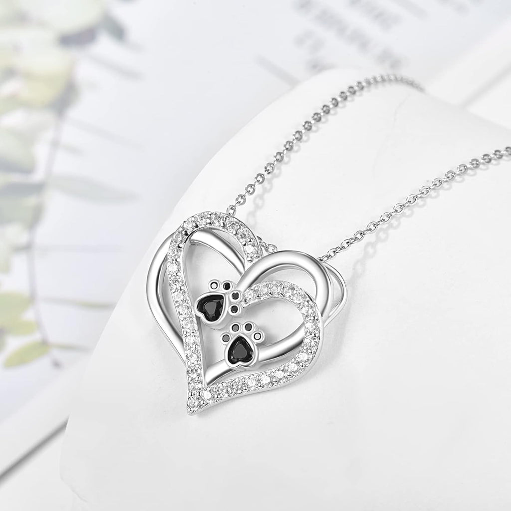 Collier en Cœur avec Zirconia de Hundtass