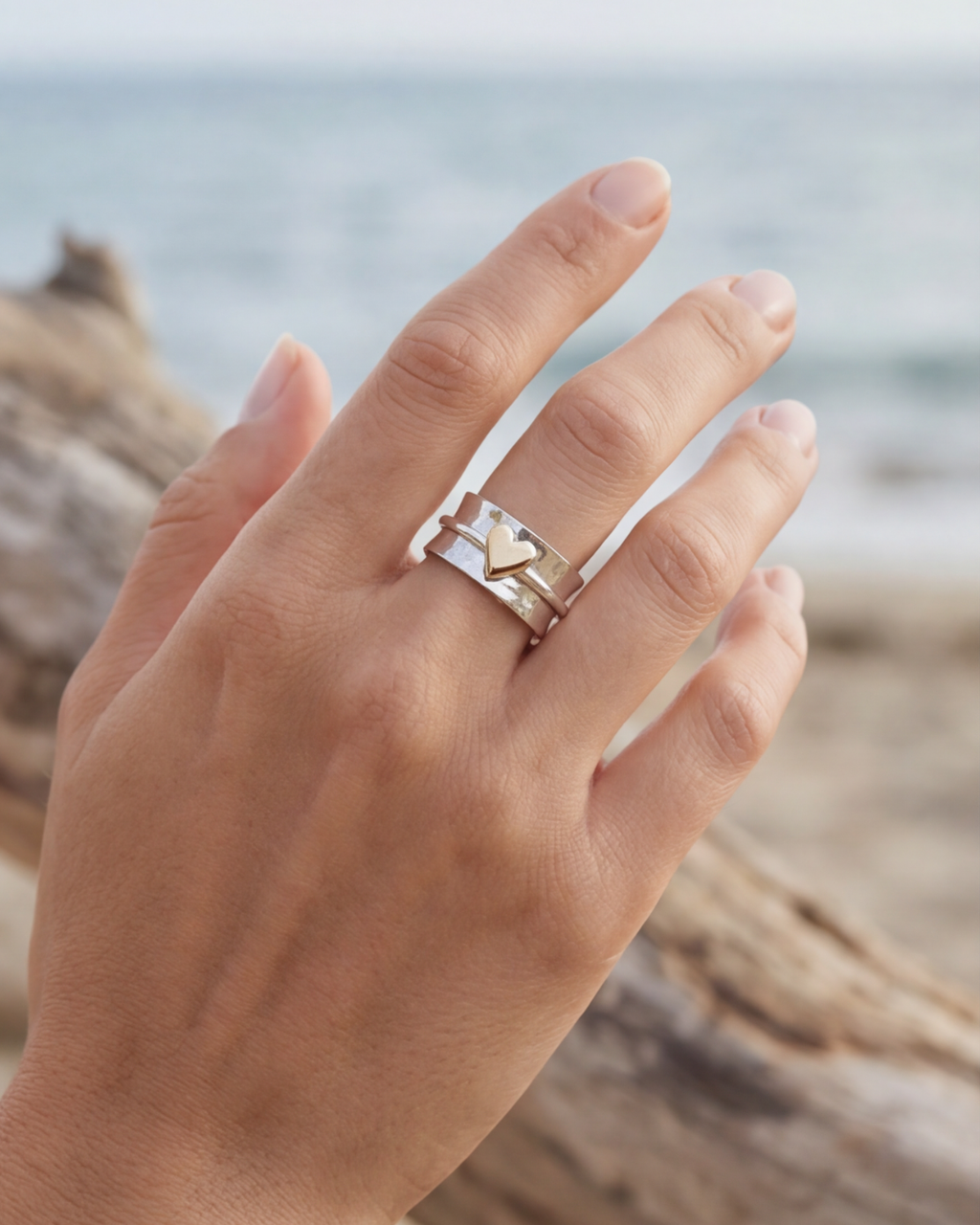 Sabine | Bague cœur