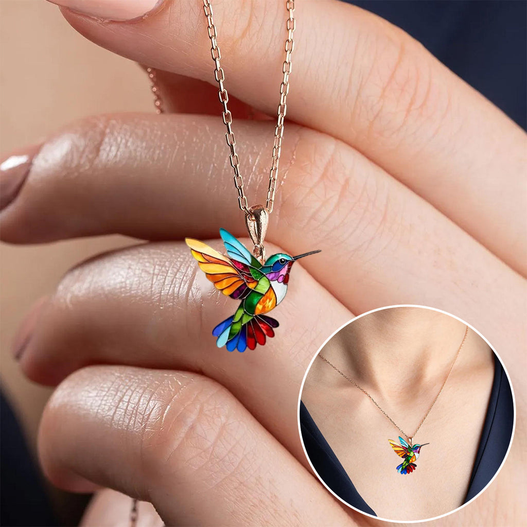 Collier Kolibri Élégant avec Boucles d'Oreilles Supplémentaires