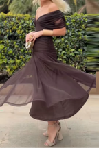 Rebeca | Robe Maxi de Soirée Élégante avec Décolleté en V