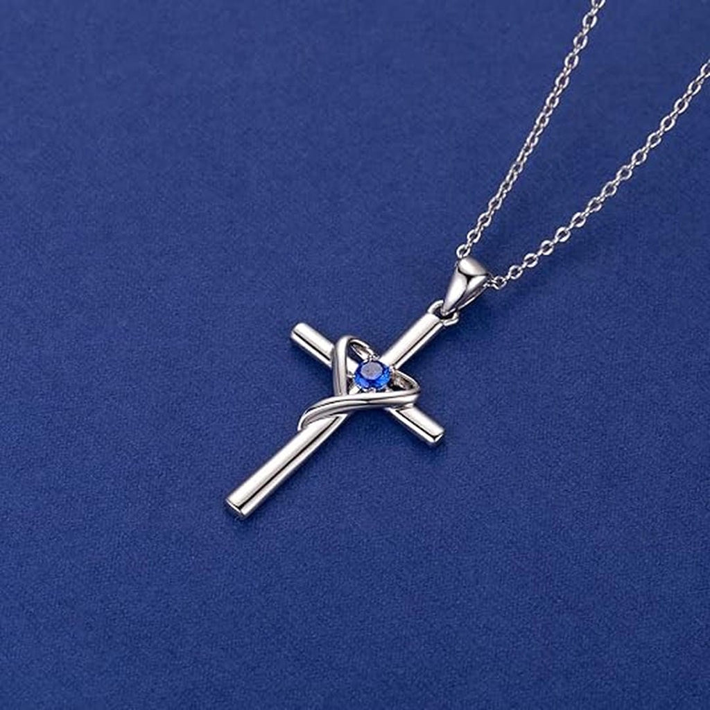 Collier de Croix en Saphir