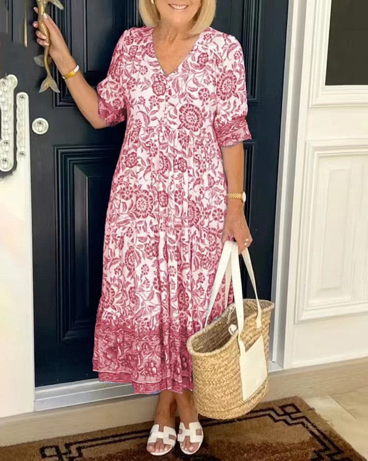 Sandra | Robe fluide légère avec effet flatteur