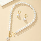 Collier et Boucles d'Oreilles Vintage Barockpärlor