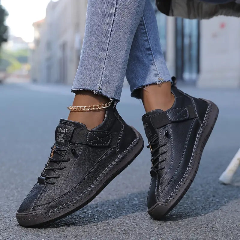 Gisela - Chaussures orthopédiques confortables effet peau