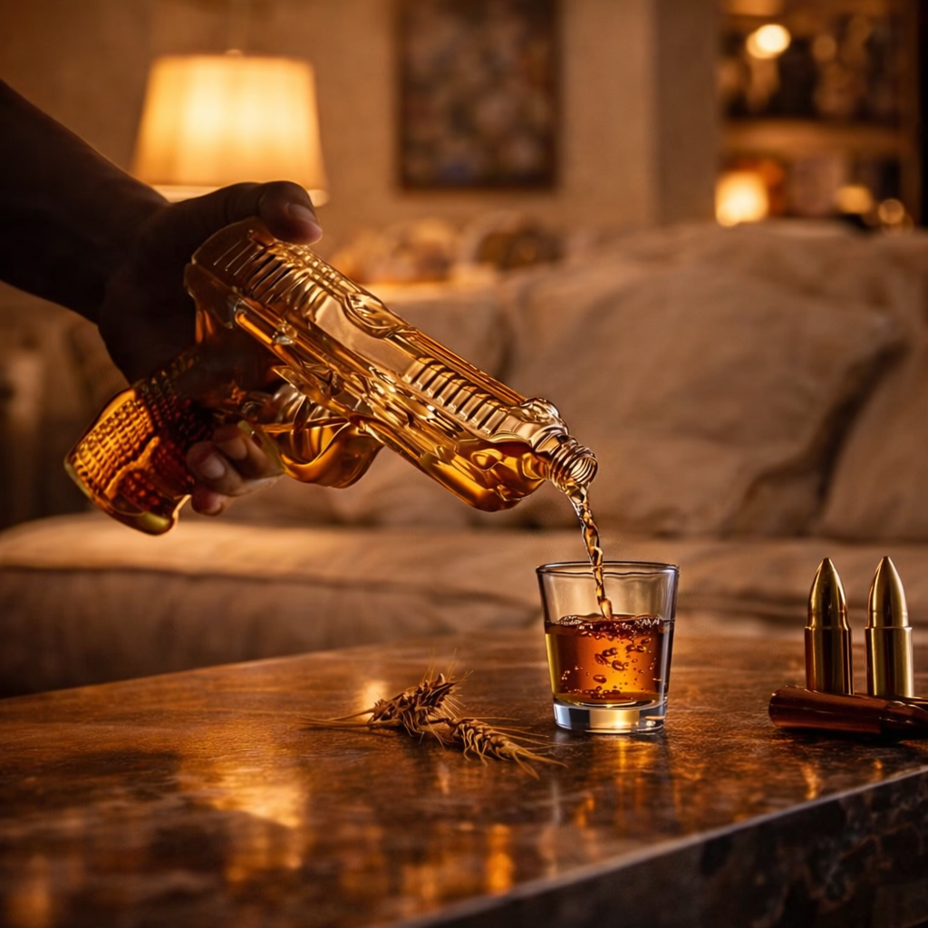 Set de whisky – Édition avec pistolet et verres