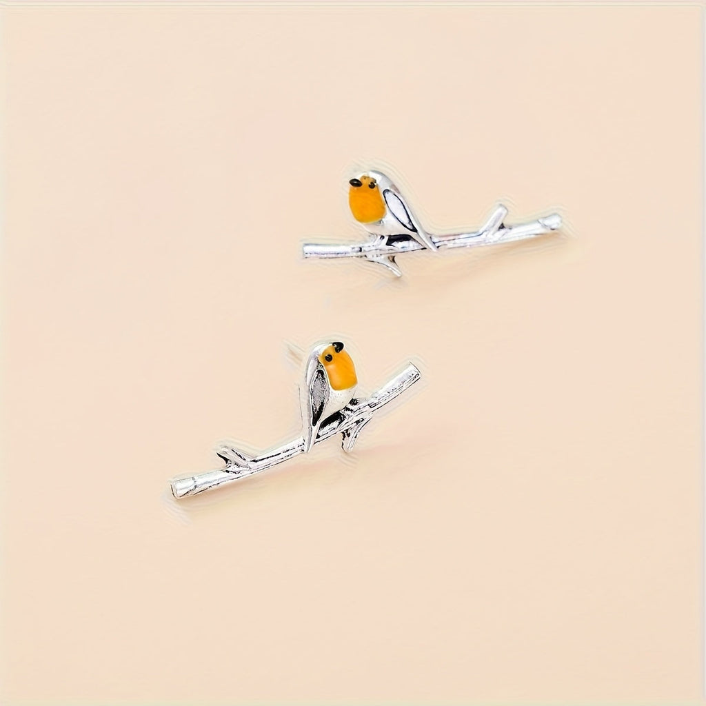 Flora | Boucles d'oreilles Cartoon Oiseau