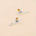 Flora | Boucles d'oreilles Cartoon Oiseau