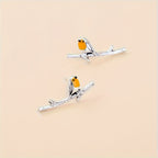 Flora | Boucles d'oreilles Cartoon Oiseau