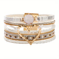 Bracelet Boho Multicouche en Cuir