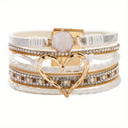 Bracelet Boho Multicouche en Cuir