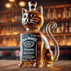 Bouteille de whisky - Édition avec un chat