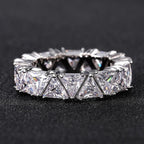 Bague en Pierre Triangulaire Vintage