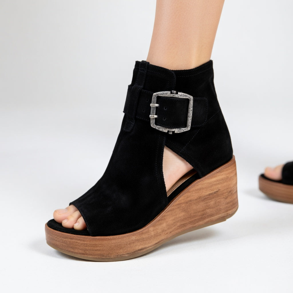 Sofía | Bottines ouvertes avec talon à la mode moderne