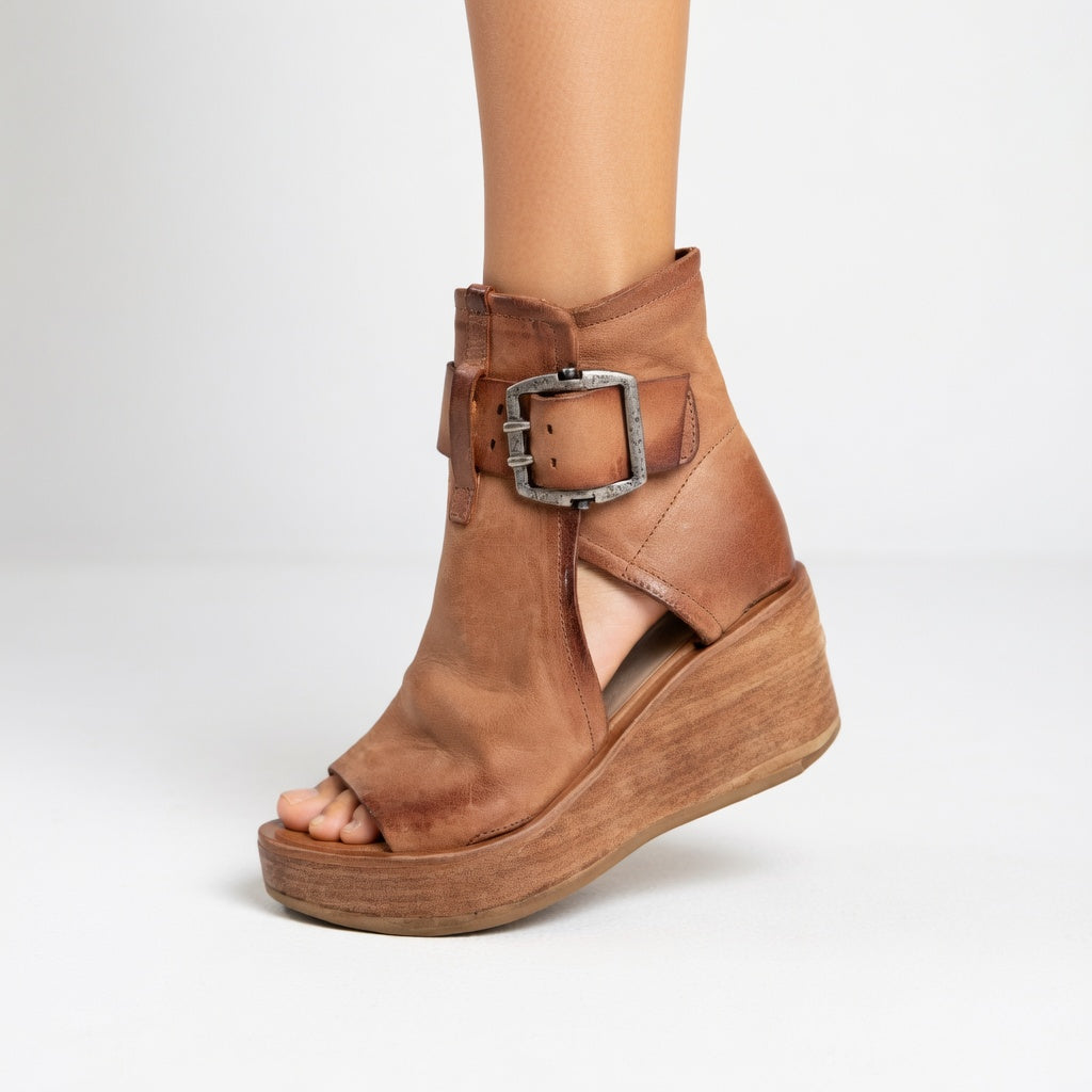 Sofía | Bottines ouvertes avec talon à la mode moderne