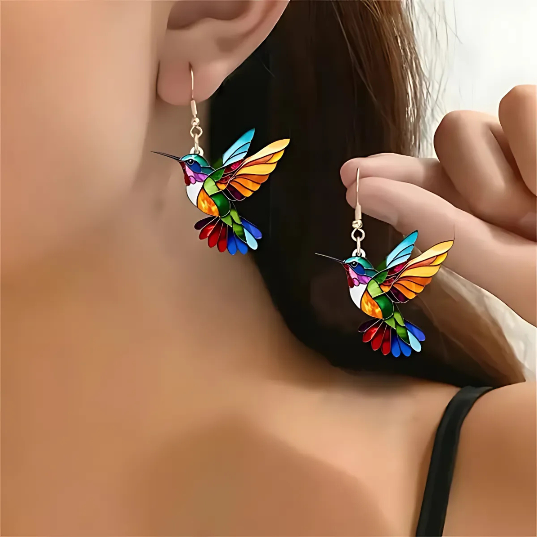 Collier Kolibri Élégant avec Boucles d'Oreilles Supplémentaires