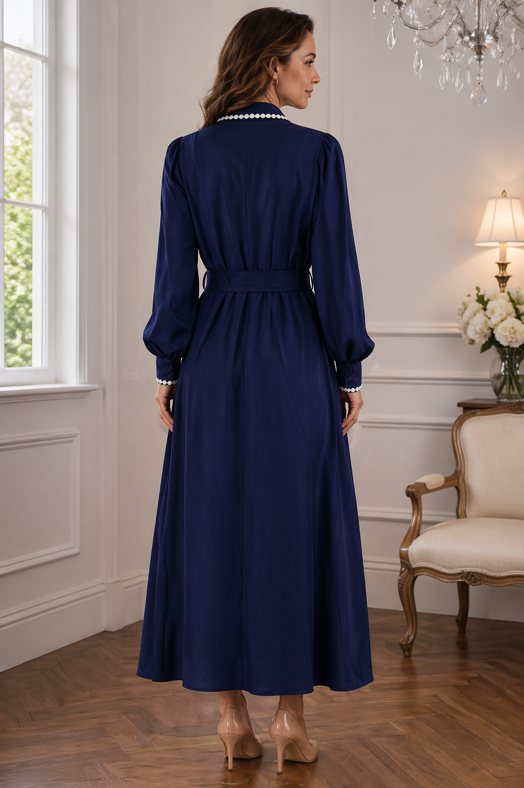 ALEXIA | Robe Avec Ceinture Élégante