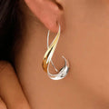 Boucles d'Oreilles d'Élégance Dorée Raffinée et Intemporelle