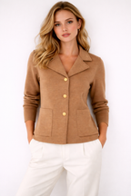 Celine | Cardigan en Maille en Laine Mérinos