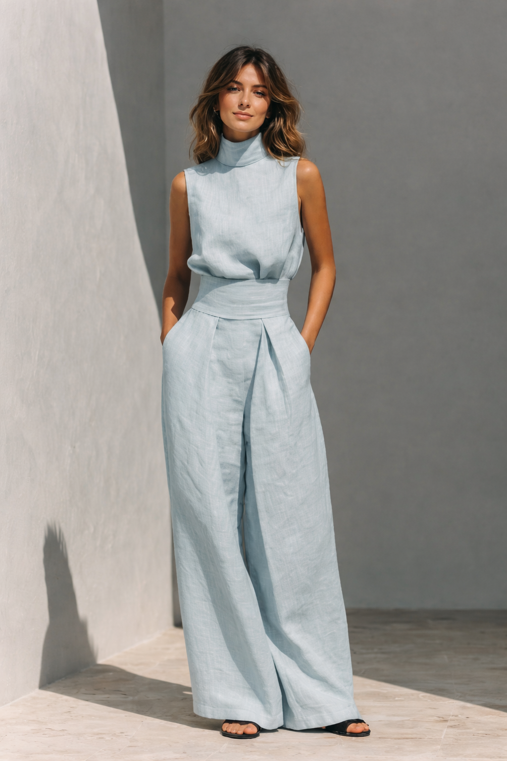 Maria | Ensemble en coton et lin