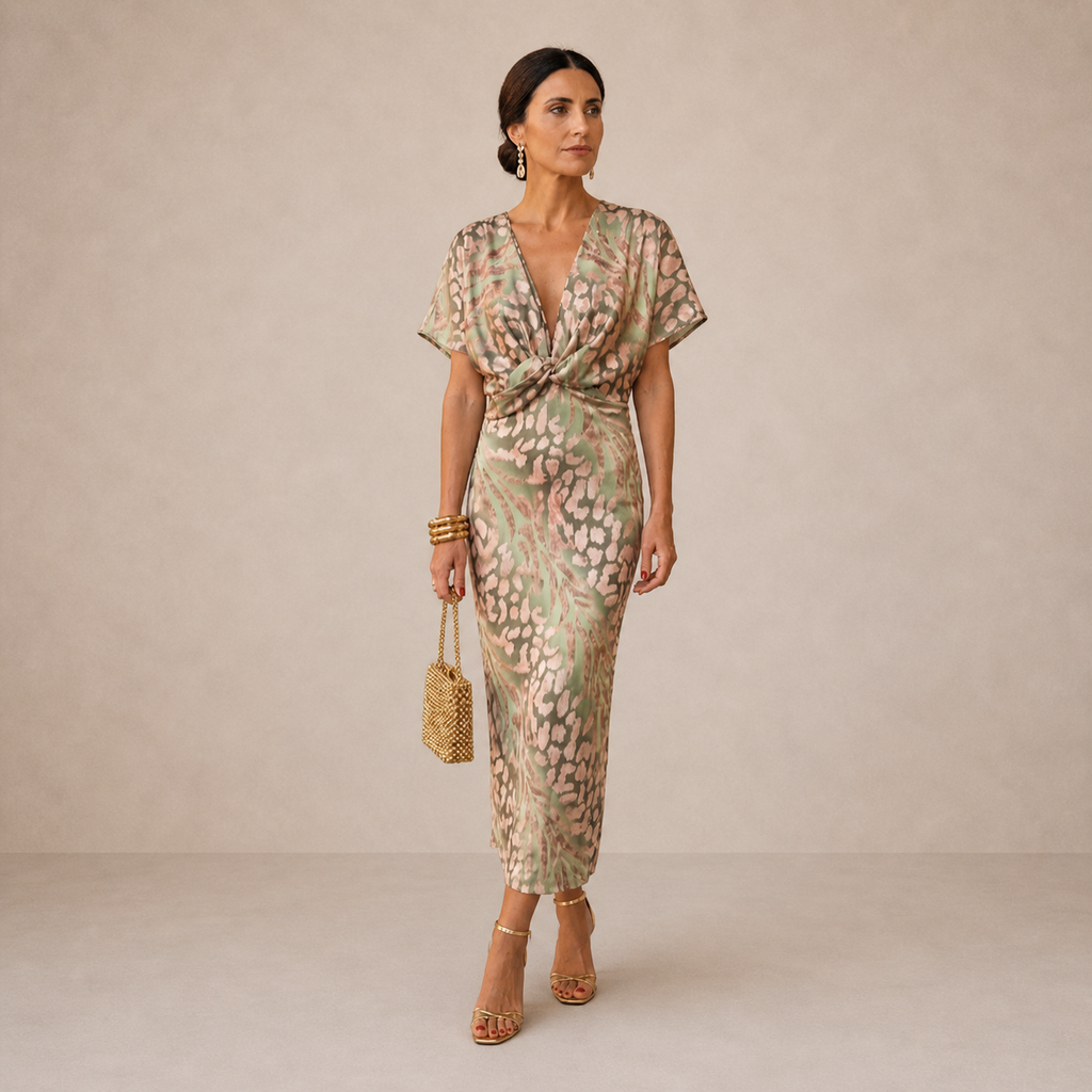 VILANA | Robe Midi Élégante