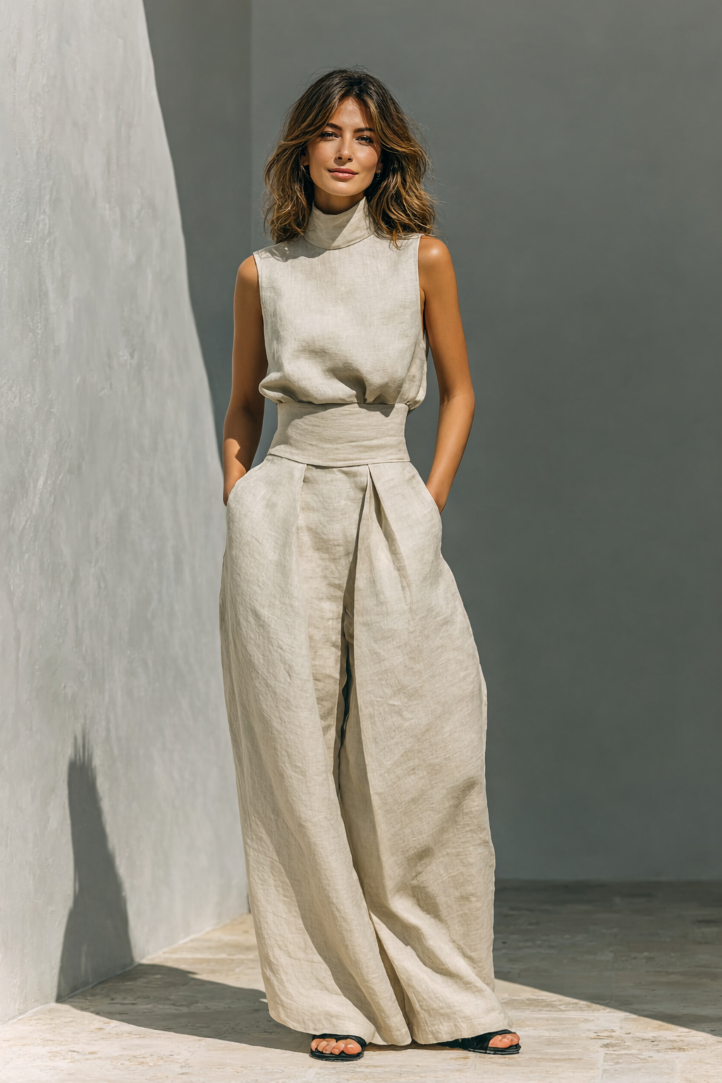 Maria | Ensemble en coton et lin