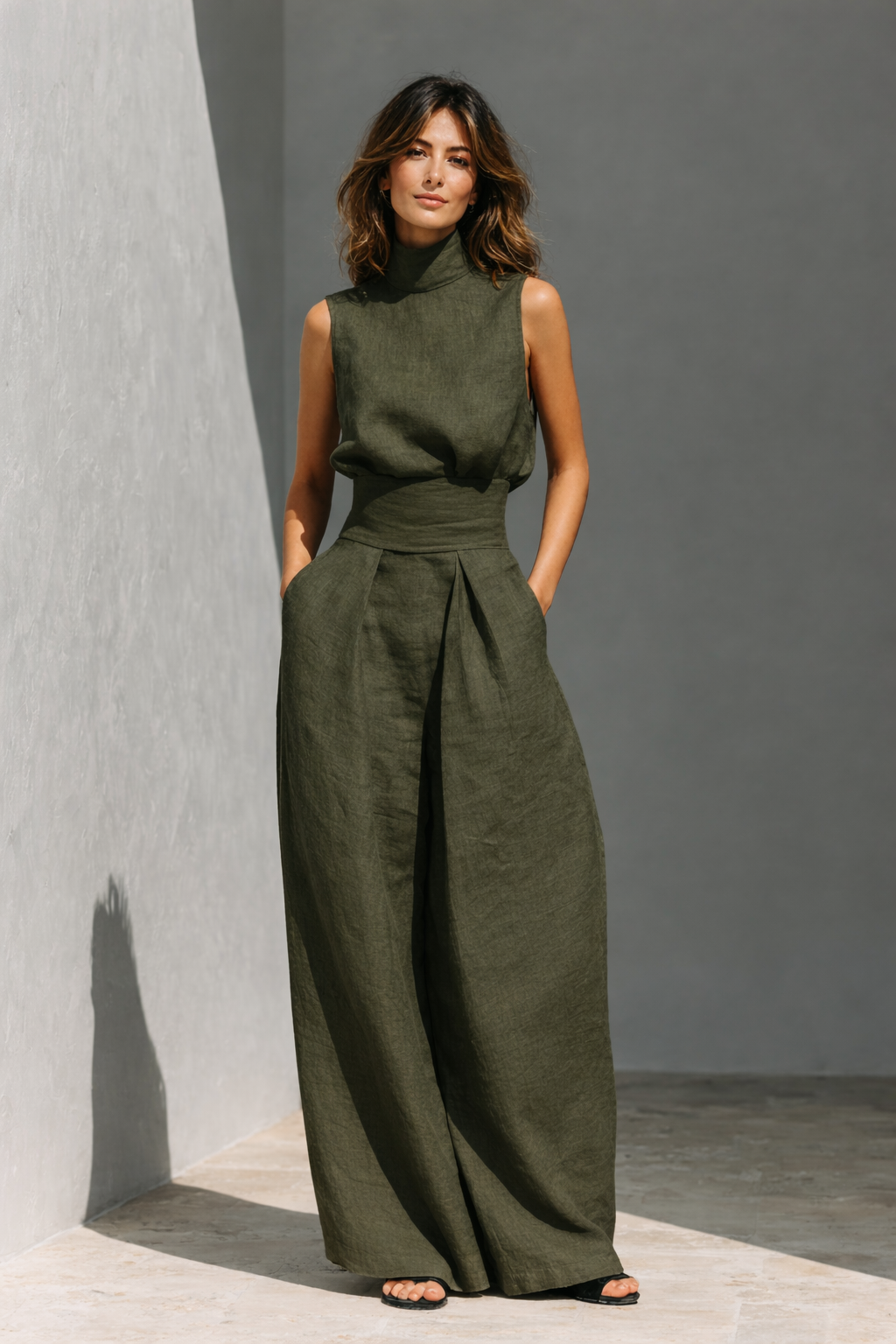 Maria | Ensemble en coton et lin