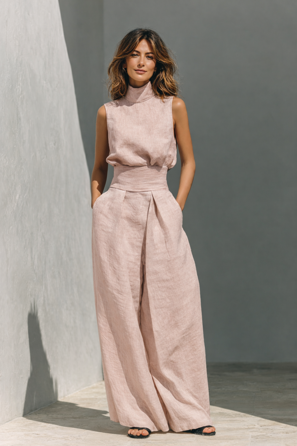 Maria | Ensemble en coton et lin