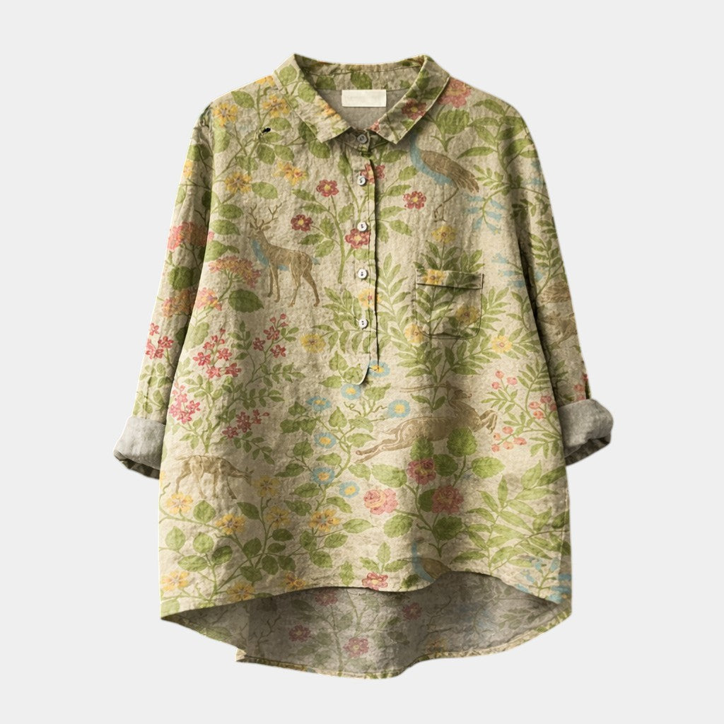 Elena | Chemise à motifs