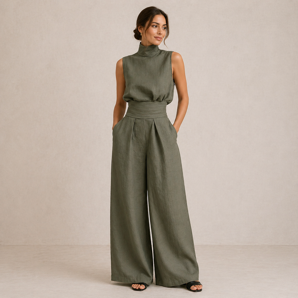 ZIRELLA | Ensemble Minimal avec Pantalons Amples