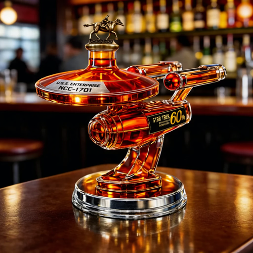 60e anniversaire de l'USS Enterprise - Décanteur à whisky
