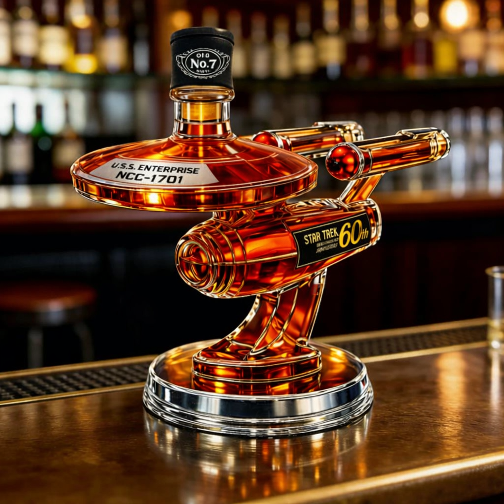 60e anniversaire de l'USS Enterprise - Décanteur à whisky