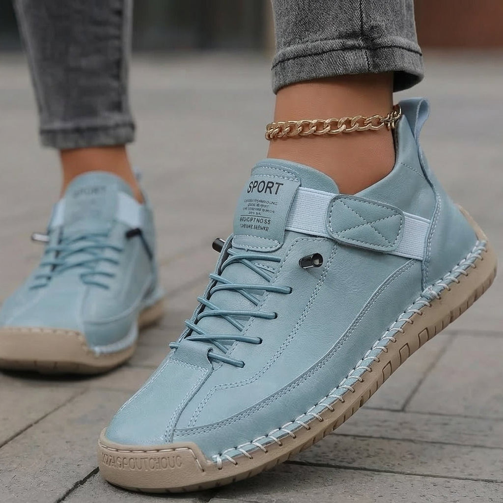 Gisela - Chaussures orthopédiques confortables effet peau