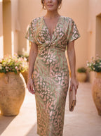 VILANA | Robe Midi Élégante