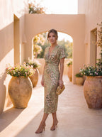 VILANA | Robe Midi Élégante