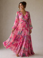 Eleanor | Robe portefeuille avec imprimé floral