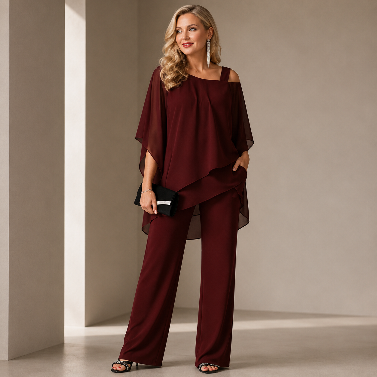 Ester | Ensemble pantalon élégant deux pièces
