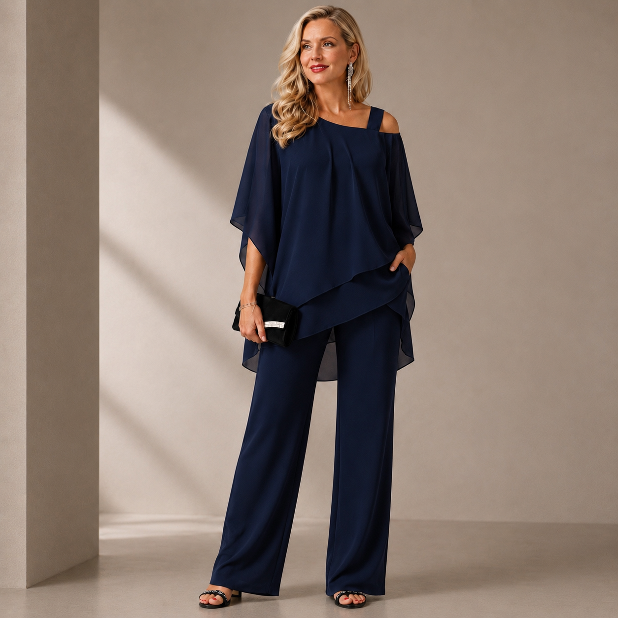 Ester | Ensemble pantalon élégant deux pièces