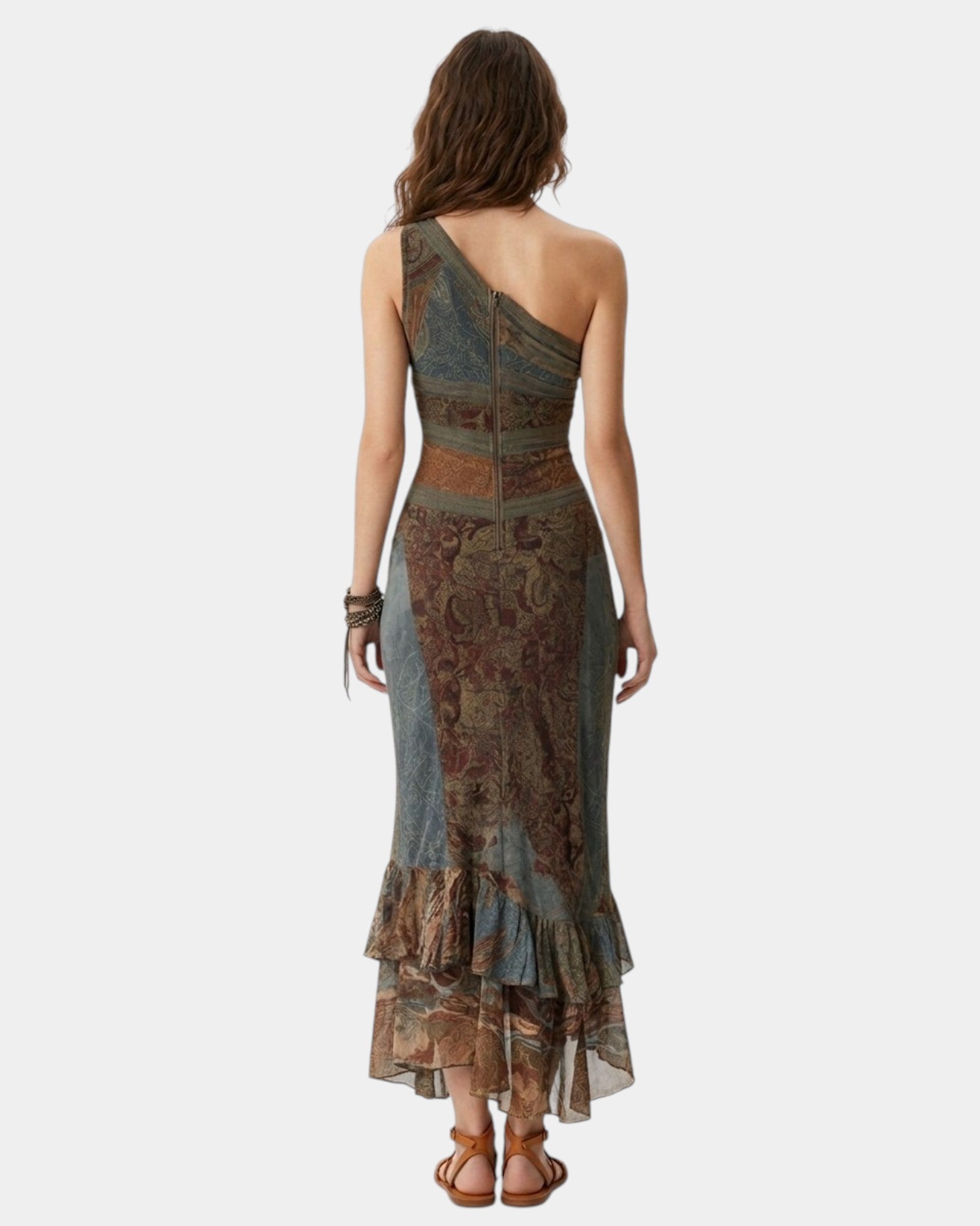 Cyrielle | Robe à imprimé ethnique