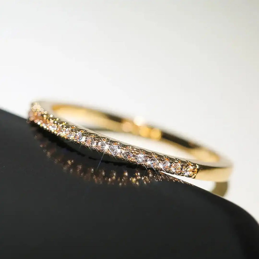 Bague Minimaliste Elyse en Zircon
