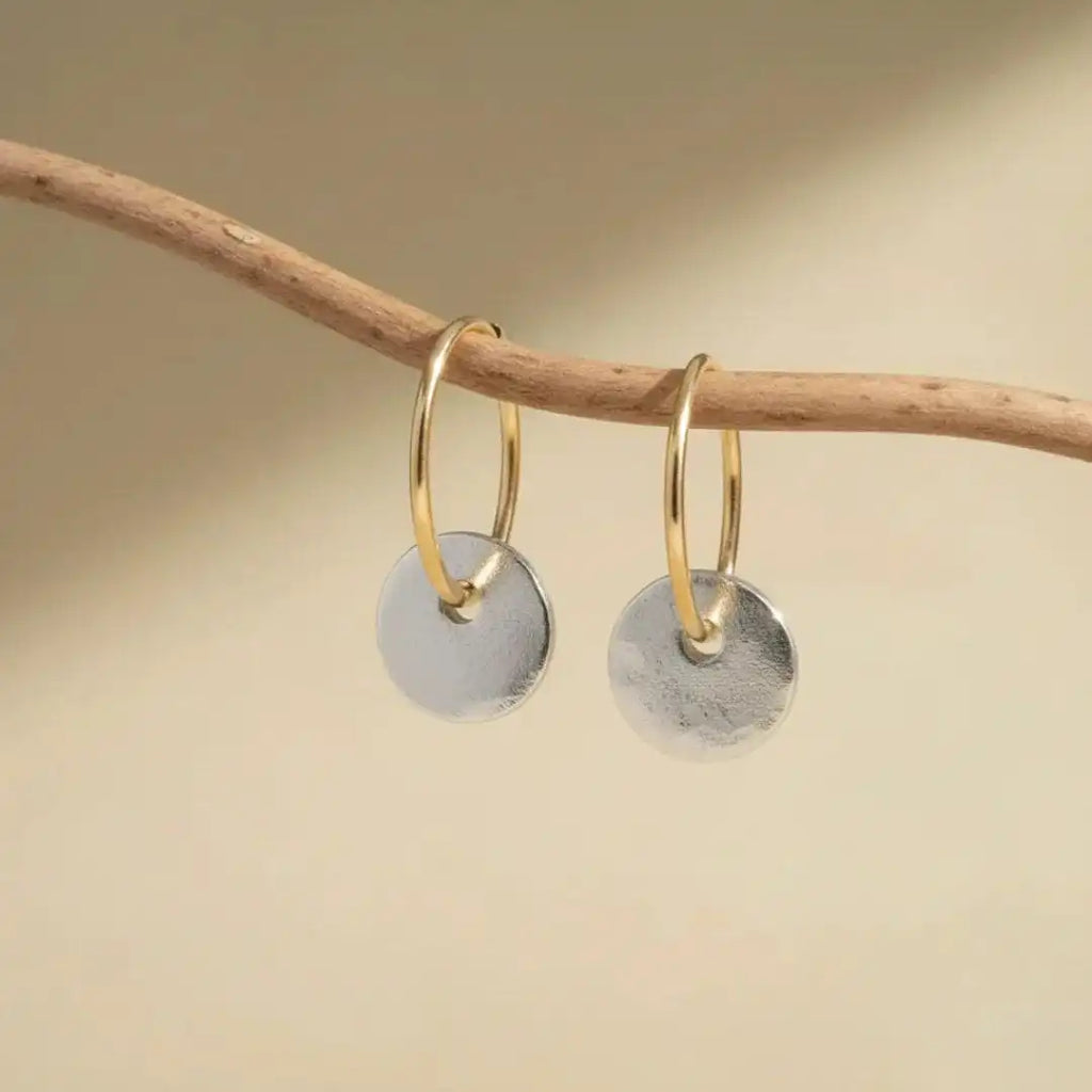 Boucles d'Oreilles Créoles Élégantes Fait Main