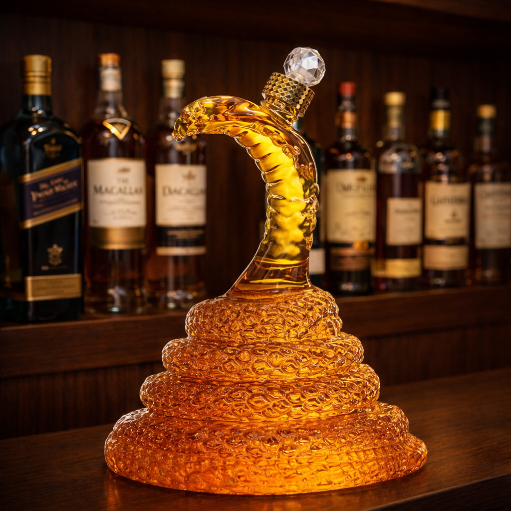 Bouteille de whisky Cobra - Édition Cobra